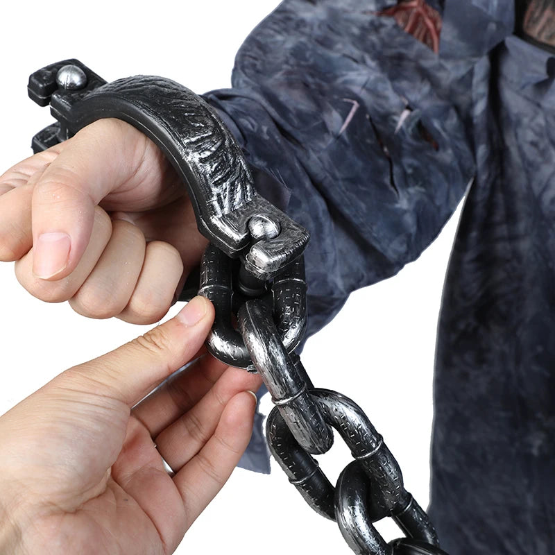 Fausse Chaîne de Prisonnier Vieillie pour Costume