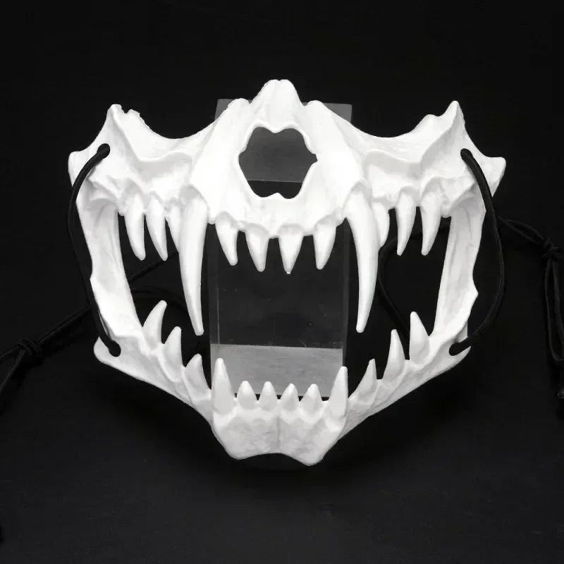 Masque Gueule de Bête à Crocs en Résine