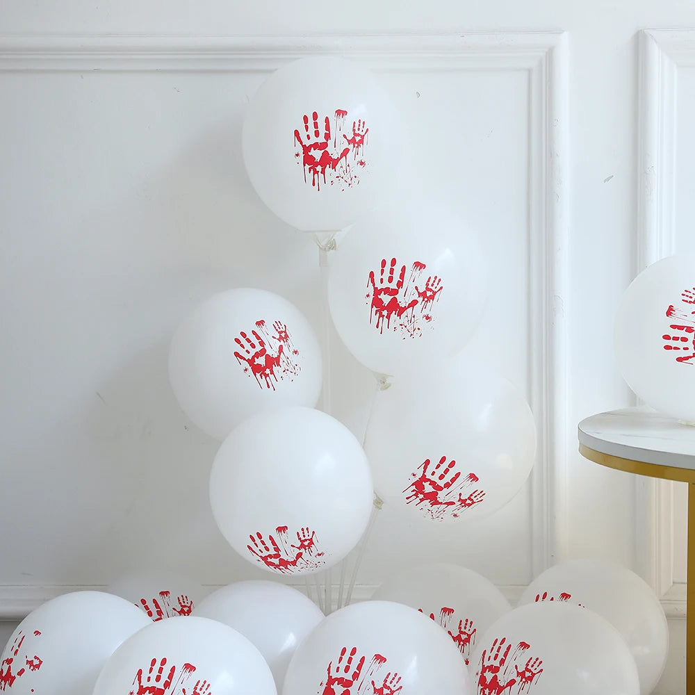 Arche de Ballons d'Halloween Sanglants Yeux et HELP