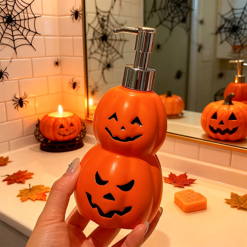 Flacon Pompe Citrouille Double Halloween