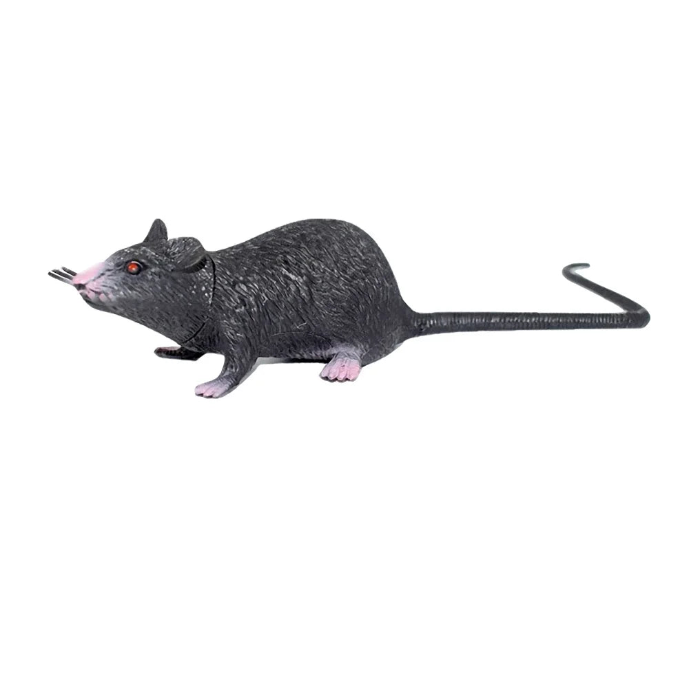Lot de Faux Rats Réalistes en Caoutchouc