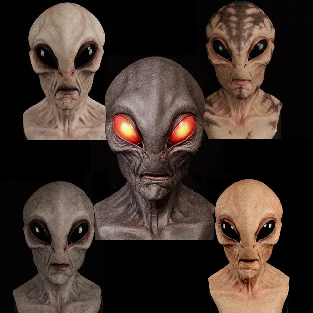 Masque Intégral d'Alien en Latex Réaliste