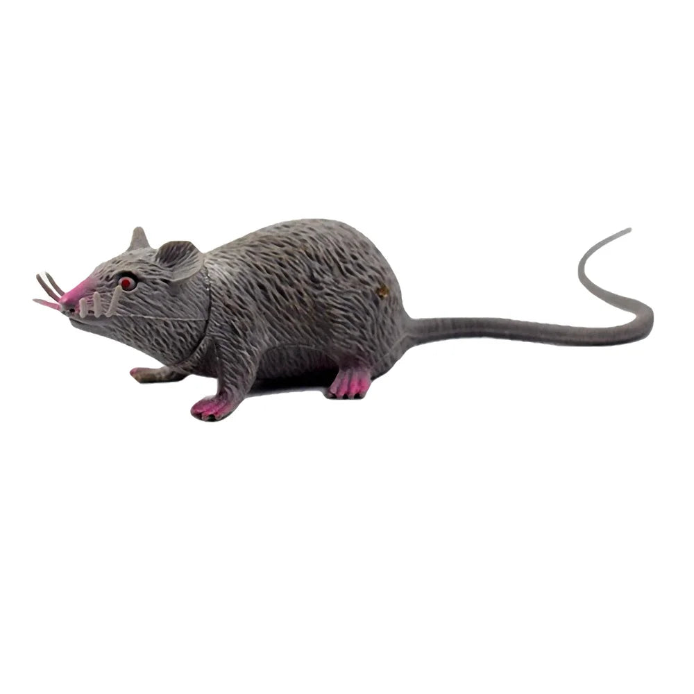 Lot de Faux Rats Réalistes en Caoutchouc