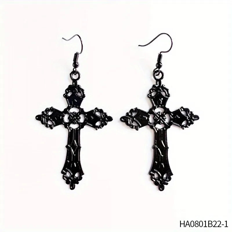 Déguisement Nonne Gothique avec Bas Hauts et Chapelet