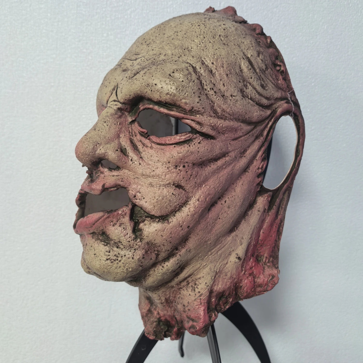 Masque d'Horreur en Latex Visage Écorché Réaliste