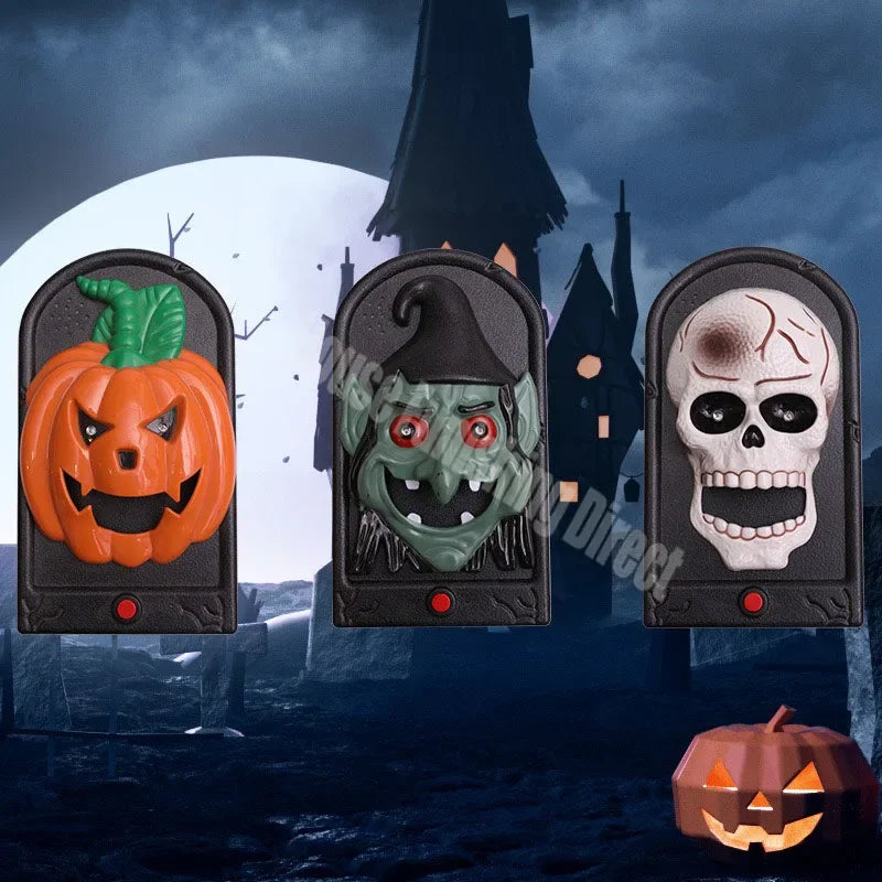 Set de 3 Sonnettes Halloween Animées Horreur