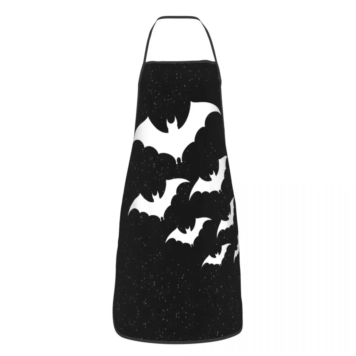 Tablier Noir à Motifs Mystiques et Texte WITCH