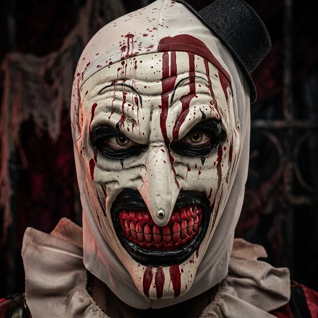 Masque Art the Clown Ensanglanté à Chapeau