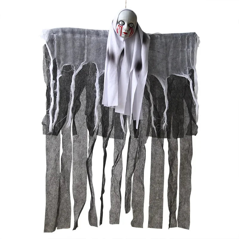Squelette Prisonnier d'Halloween en Cage Lumineux