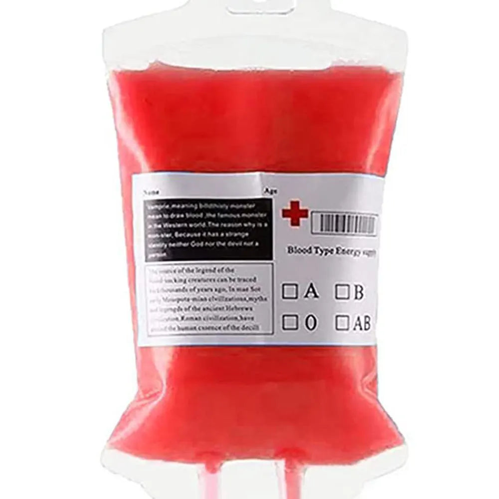 Poche à Boisson Type Sang Réutilisable pour Halloween