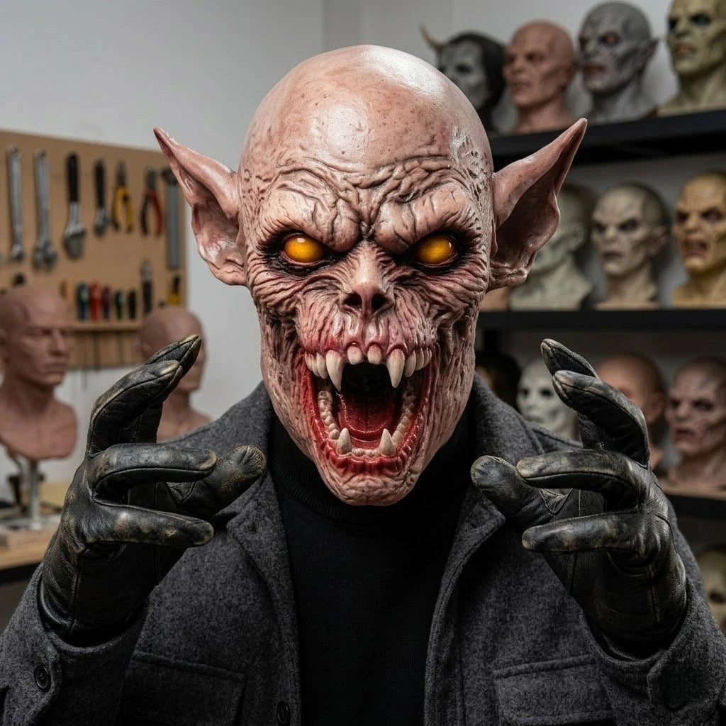 Masque d'Horreur Réaliste de Monstre Chauve-Souris