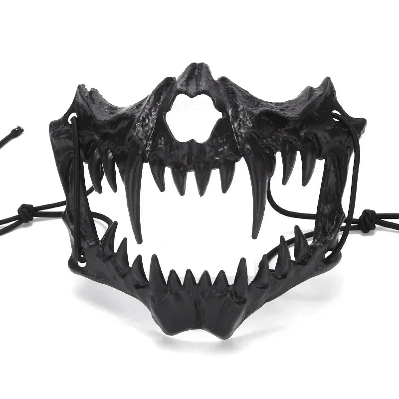 Masque Gueule de Bête à Crocs en Résine