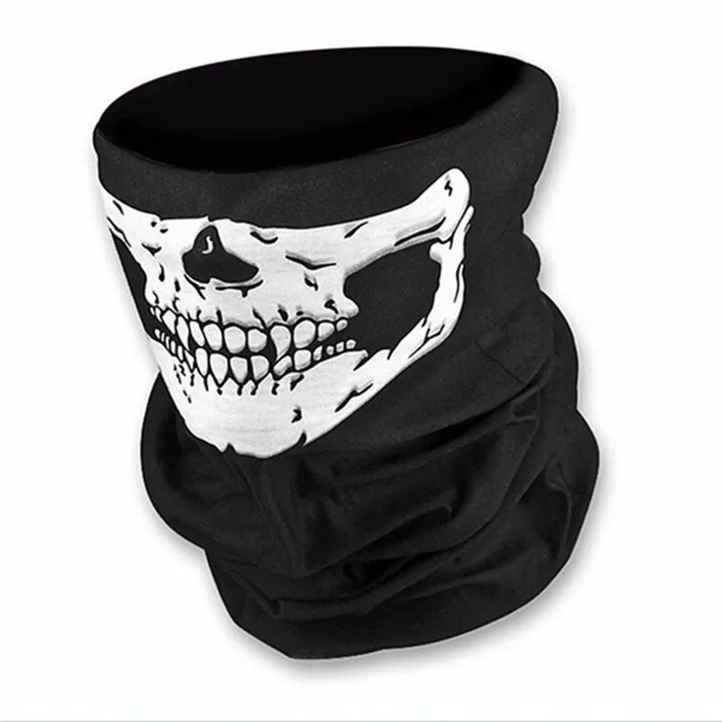 Kit Squelette Noir et Blanc Masque Gants et Manchon