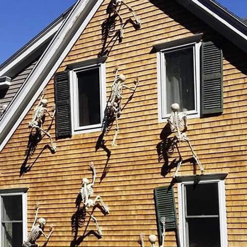 Squelette d'Halloween Géant Grimpant