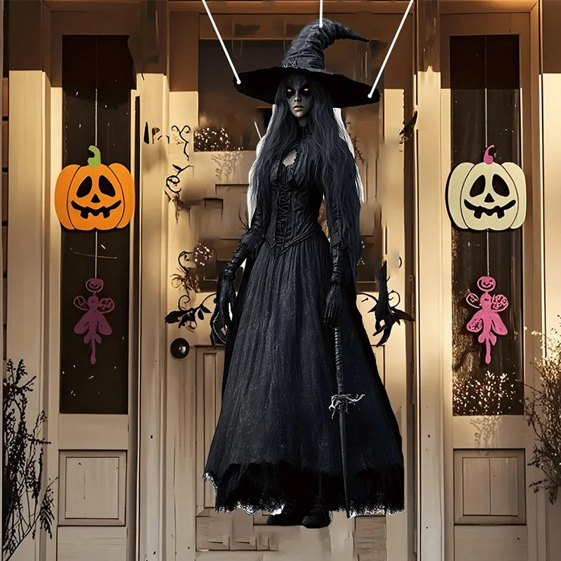 Décoration de Mariée Fantôme à Tête de Crâne Ensanglantée