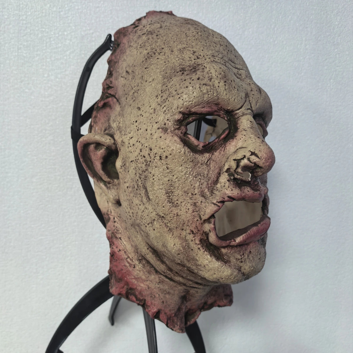 Masque d'Horreur en Latex Visage Écorché Réaliste