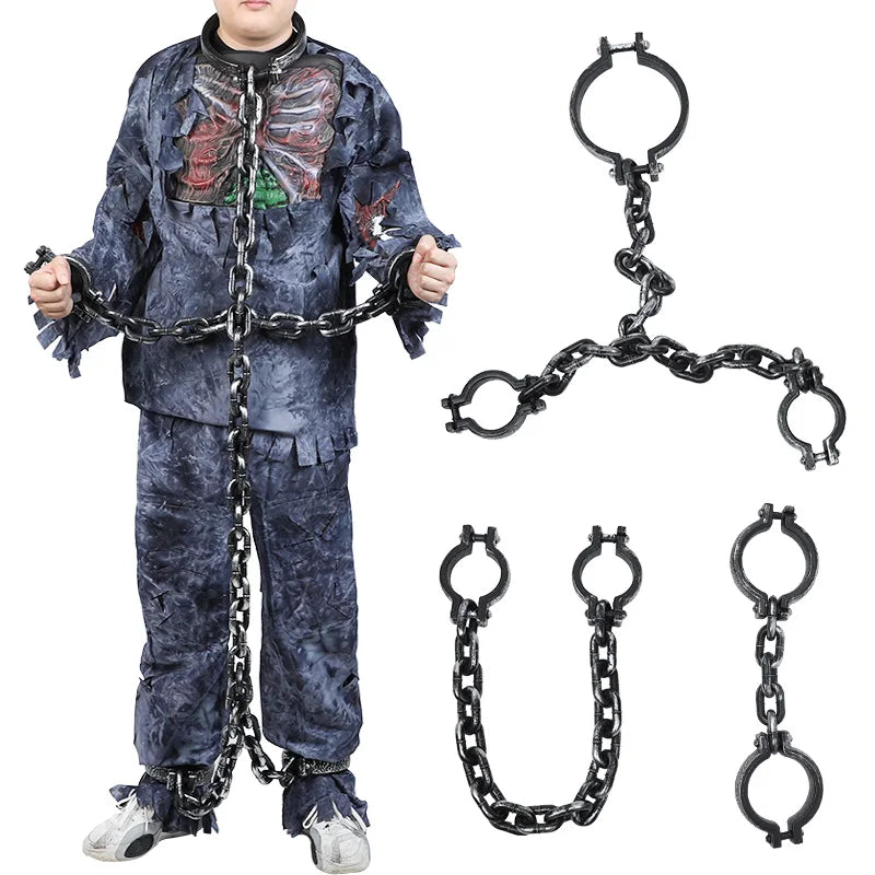 Fausse Chaîne de Prisonnier Vieillie pour Costume