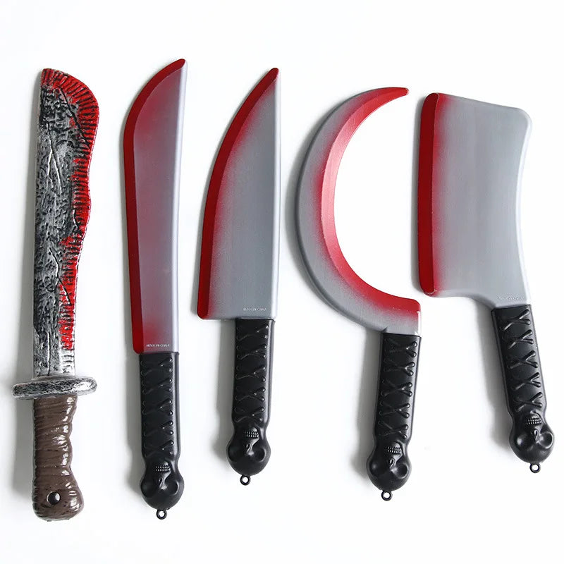 Couteau de Déguisement Sanglant 38cm