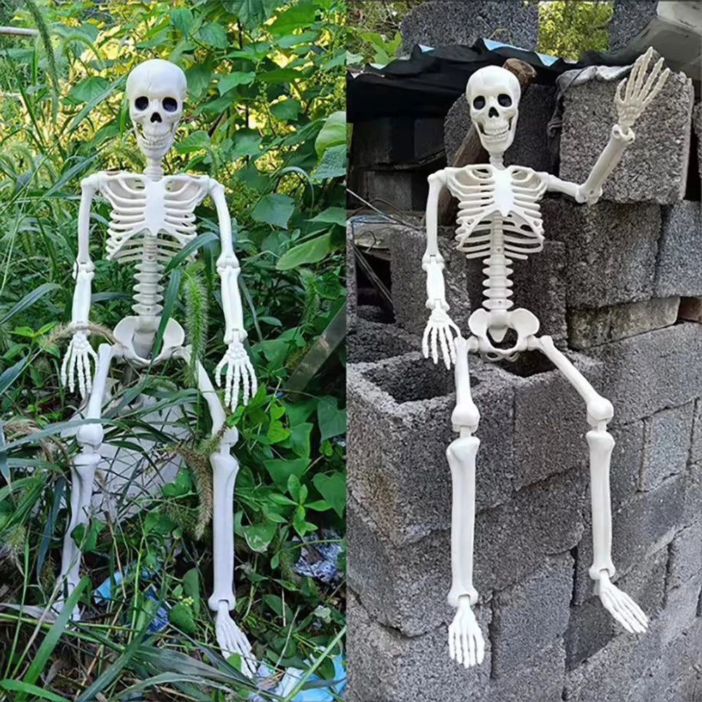 Squelette Articulé en Plastique d'Halloween