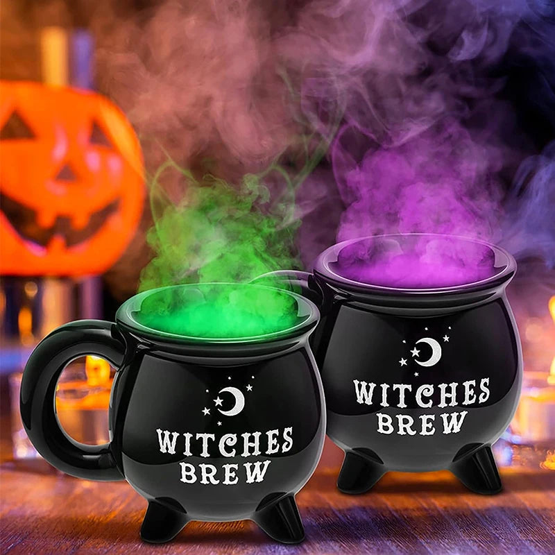 Tasse Chaudron Noire en Céramique Witches Brew