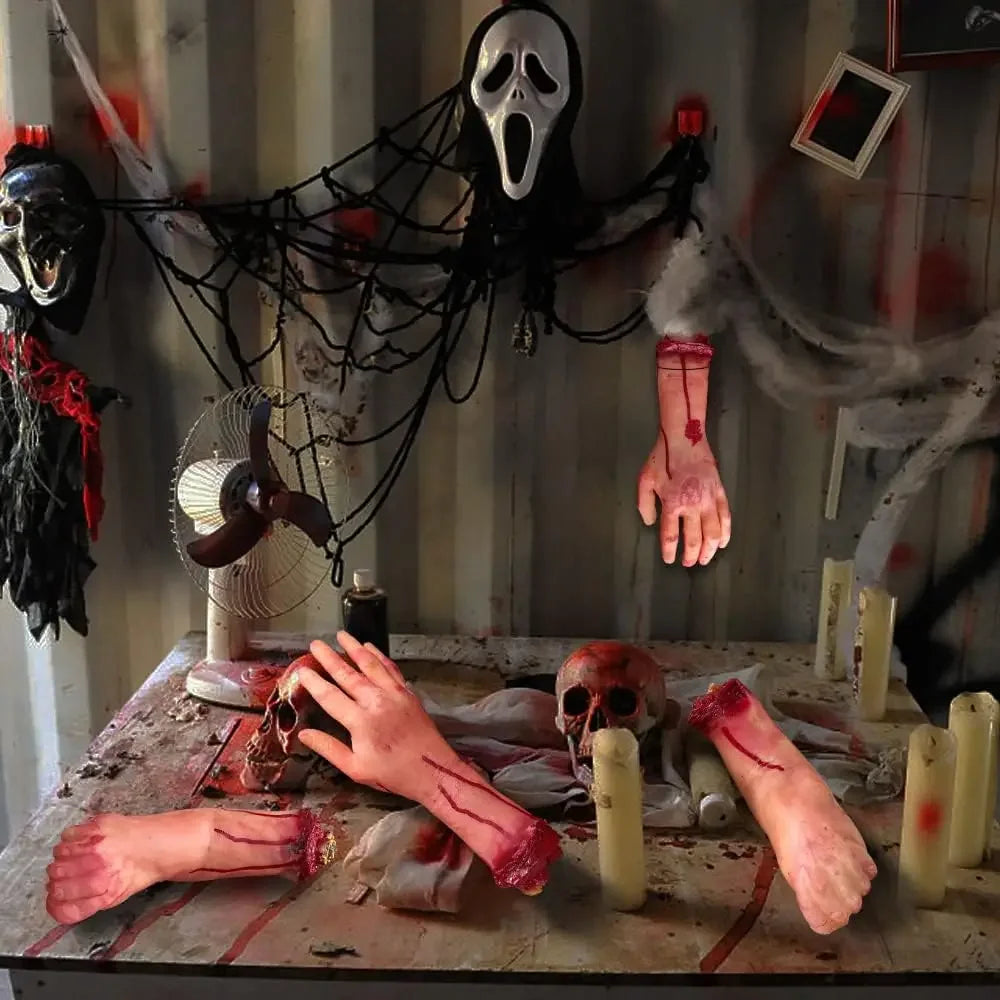 Membres et Cerveau Sanglants pour Halloween Horreur