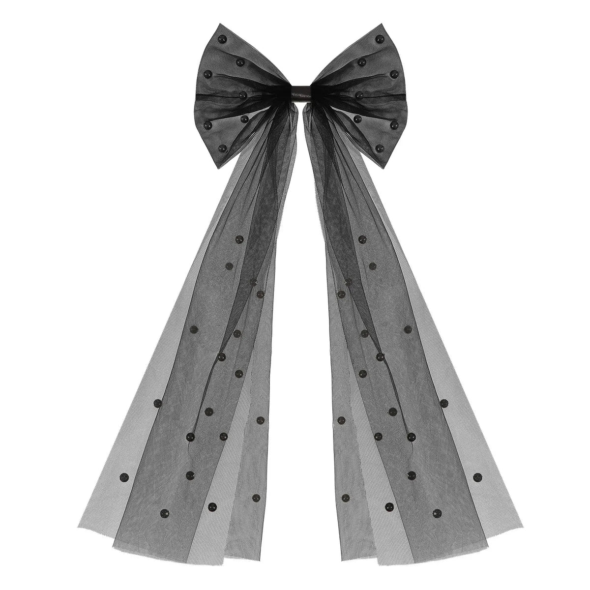Kit de Mariée Gothique Noir Voile Tiare et Écharpes