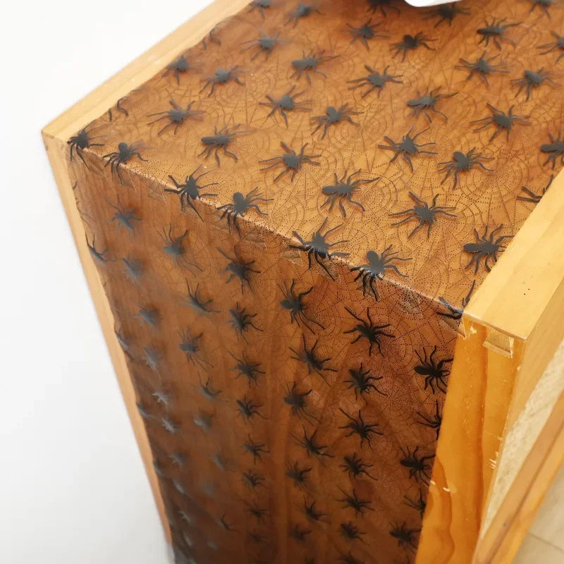 Lot de 6 Rouleaux d'Étoffes d'Halloween Toiles d'Araignée