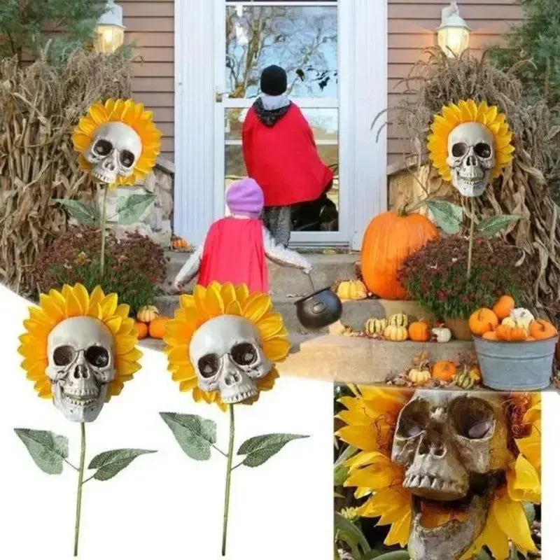 Tournesol Gothique à Crâne Vieilli