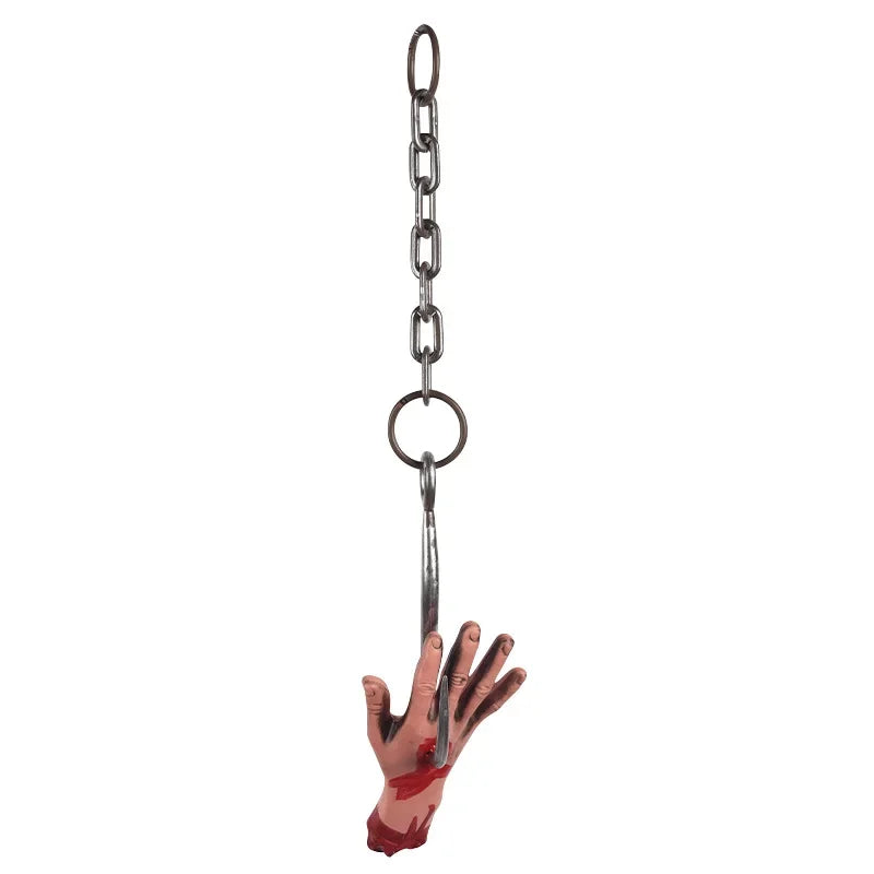Têtes de Zombie et Membres Démembrés Sanglants à Suspendre
