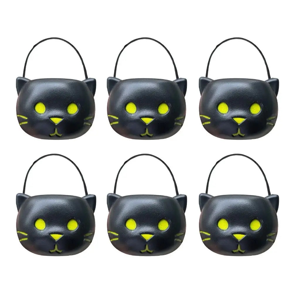 Seaux à Bonbons Halloween en Plastique Assortis