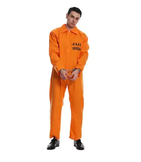 Déguisement de Prisonnier Orange ou Rayé Adulte Enfant