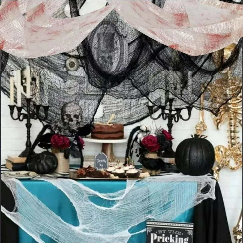 Tissu de Gaze Ensanglantée Halloween 20 Mètres