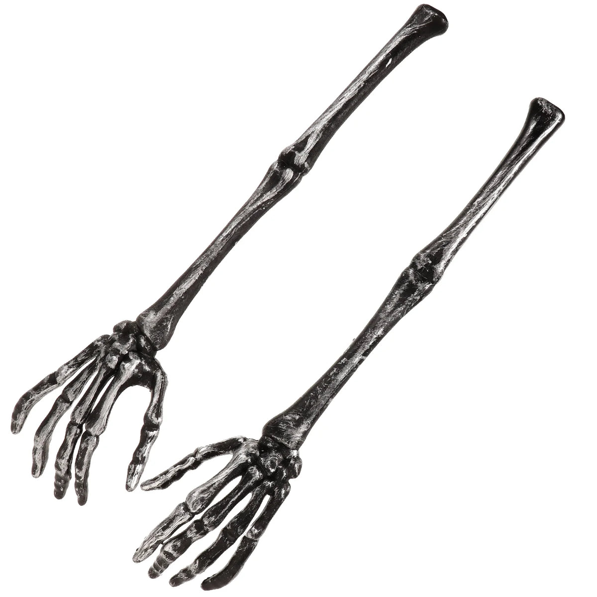 Paire de Bras de Squelette d'Halloween Gris Vieilli