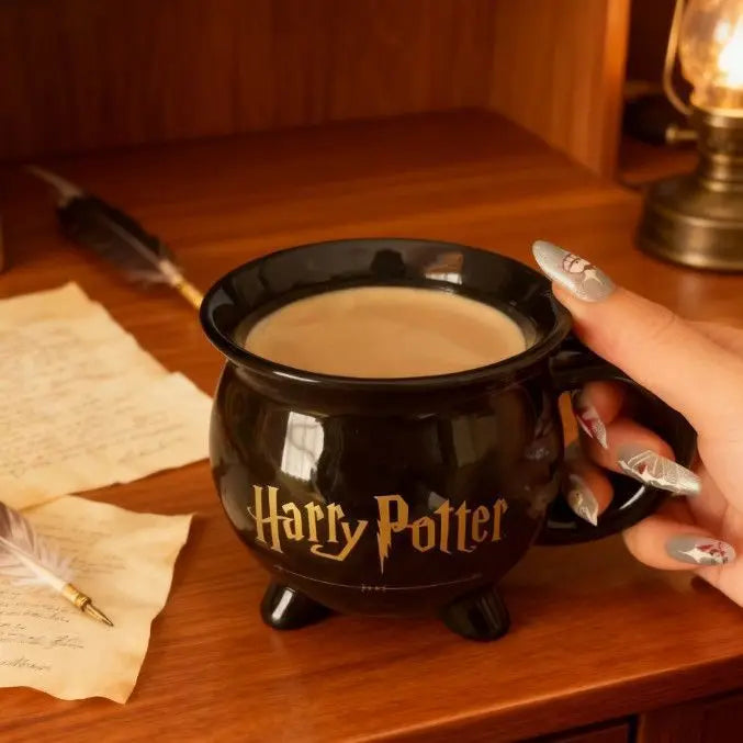 Tasse Chaudron Harry Potter Noire et Dorée