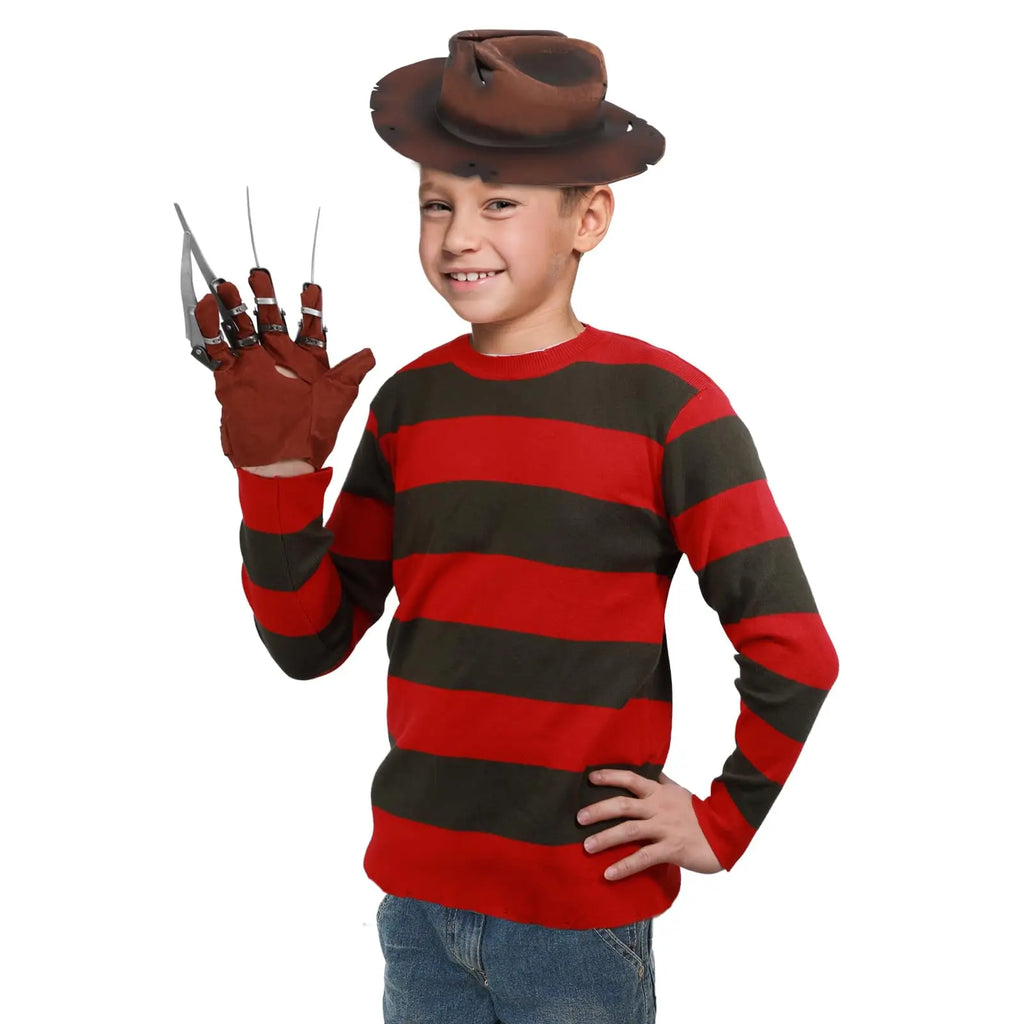 Déguisement Freddy Krueger Enfant Rouge et Vert