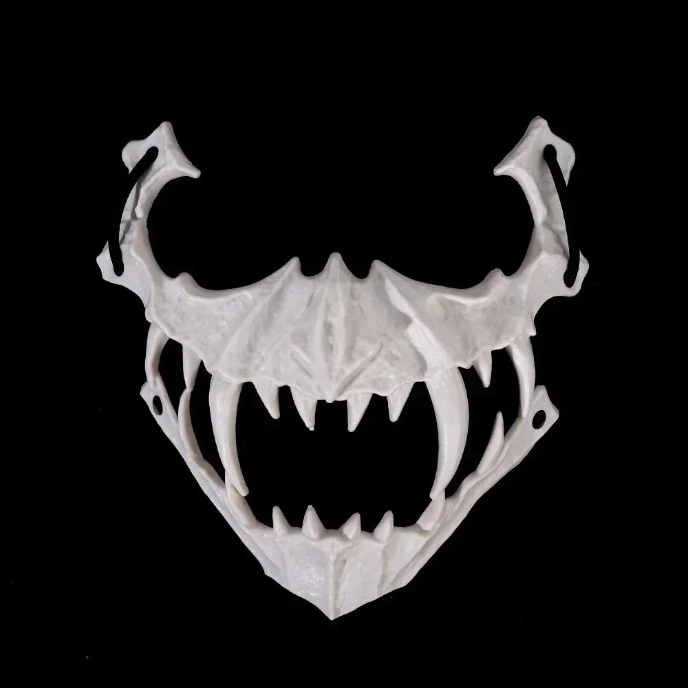 Masque Gueule de Bête à Crocs en Résine