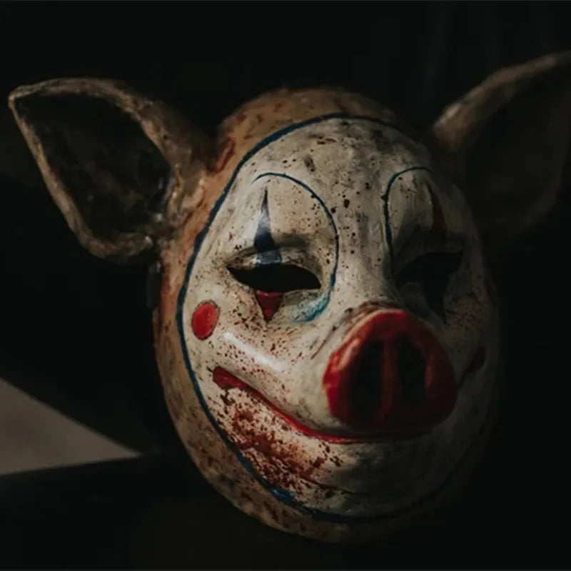 Masque Cochon Horreur à Maquillage Clown Sanglant