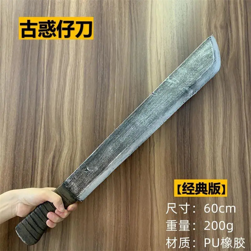 Machettes de Cosplay Effet Vieilli, Poignées Bandées