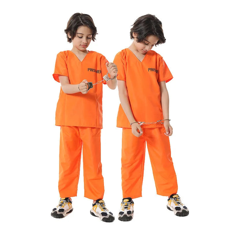 Déguisement de Prisonnier Orange ou Rayé Adulte Enfant