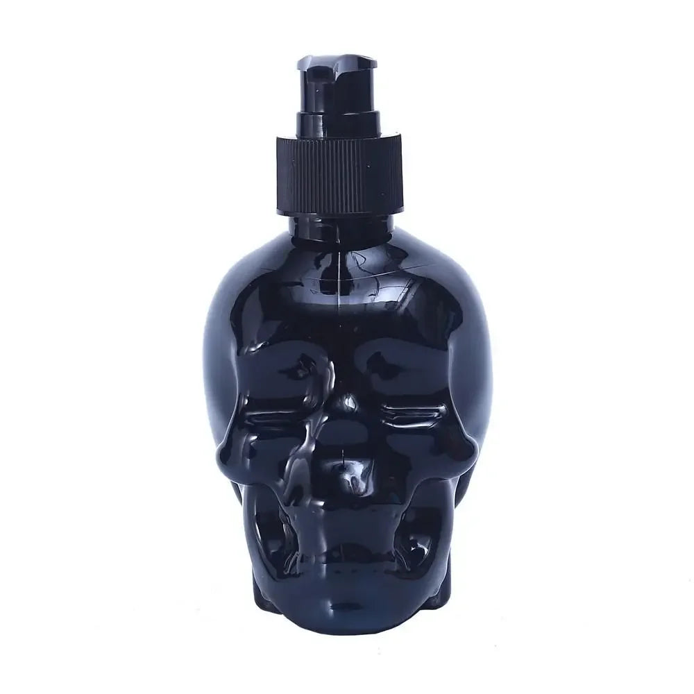 Distributeur de Savon Tête de Mort Noir Brillant