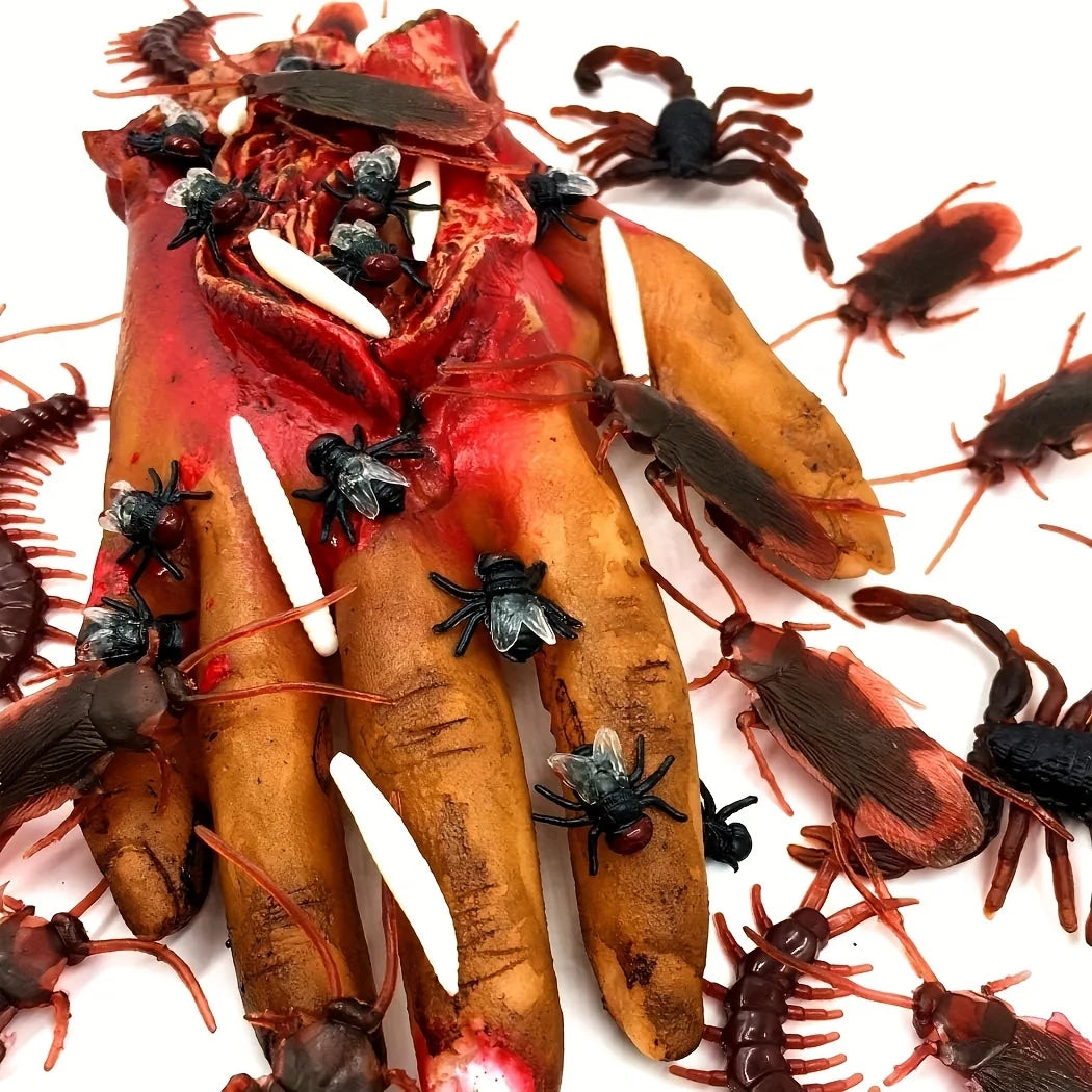 Assortiment d'Insectes Réalistes en Plastique pour Farces