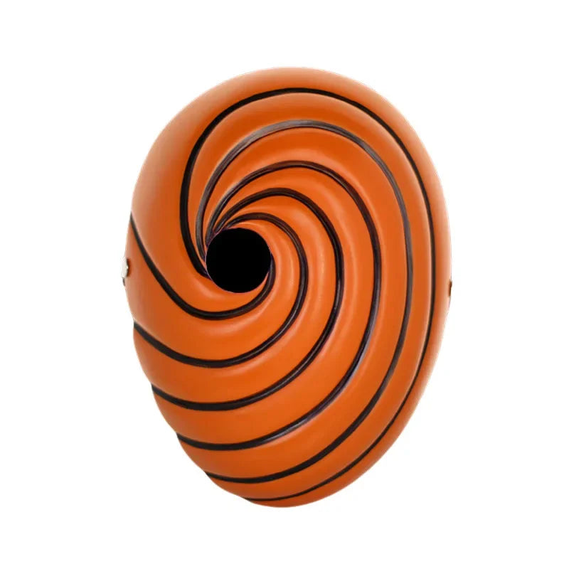 Masque Tobi Naruto Orange à Spirale Noire