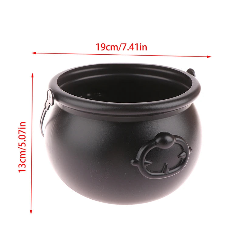 Mini Chaudron Noir Mat de Sorcière