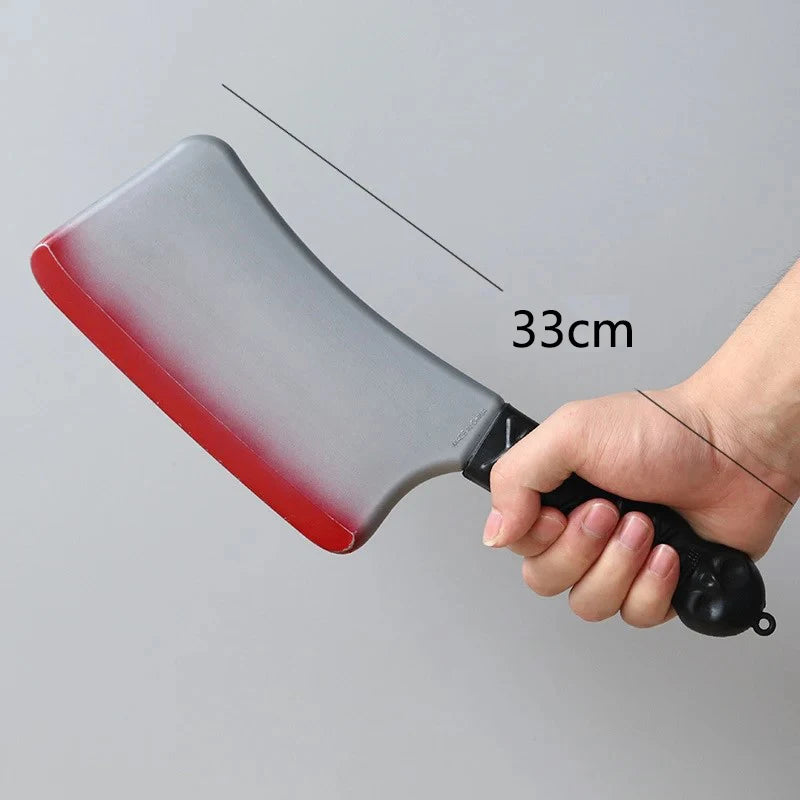 Hachoir Ensanglanté en Plastique 33cm
