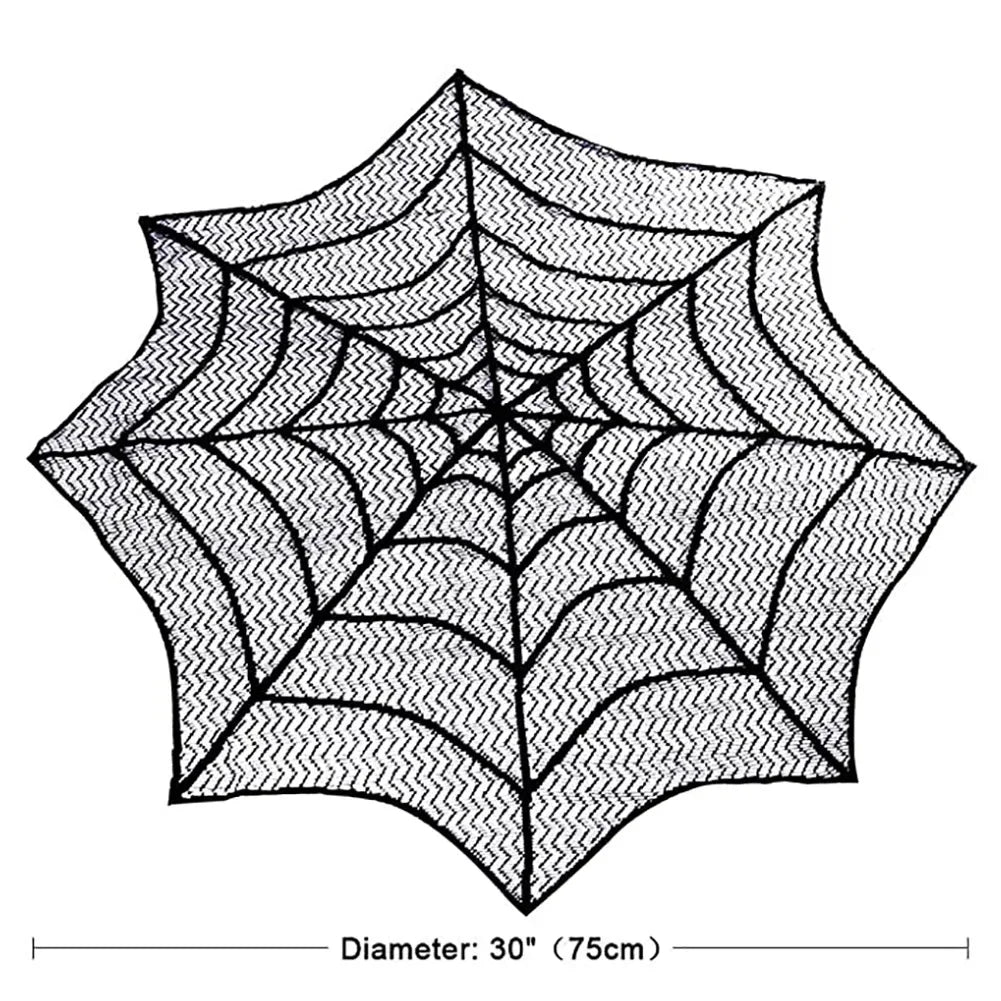Kit de Décoration Halloween Toiles d'Araignée et Chauves-Souris