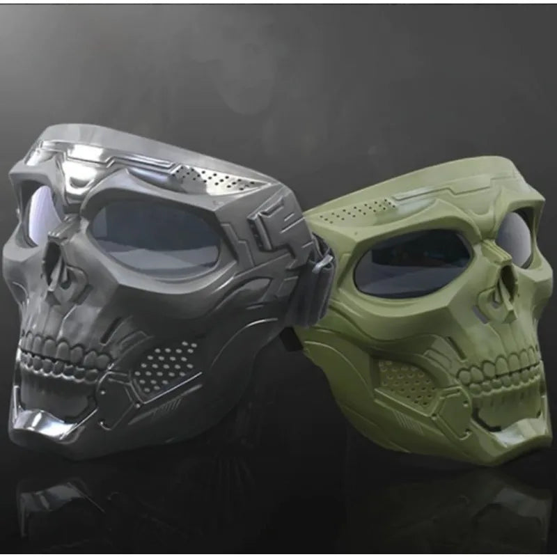 Masque de Crâne Tactique Intégral Noir