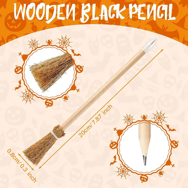 Stylo Balle en Bois Balai de Sorcière