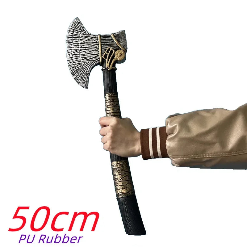 Hache de Costume 57cm en Caoutchouc PU Sanglante