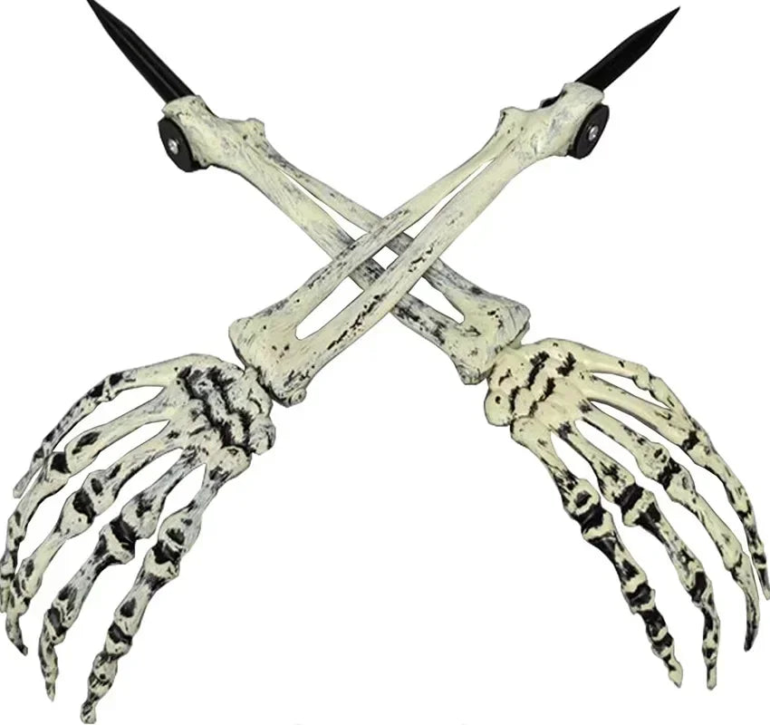 Bras Squelette de Jardin Halloween Effet Os Vieilli