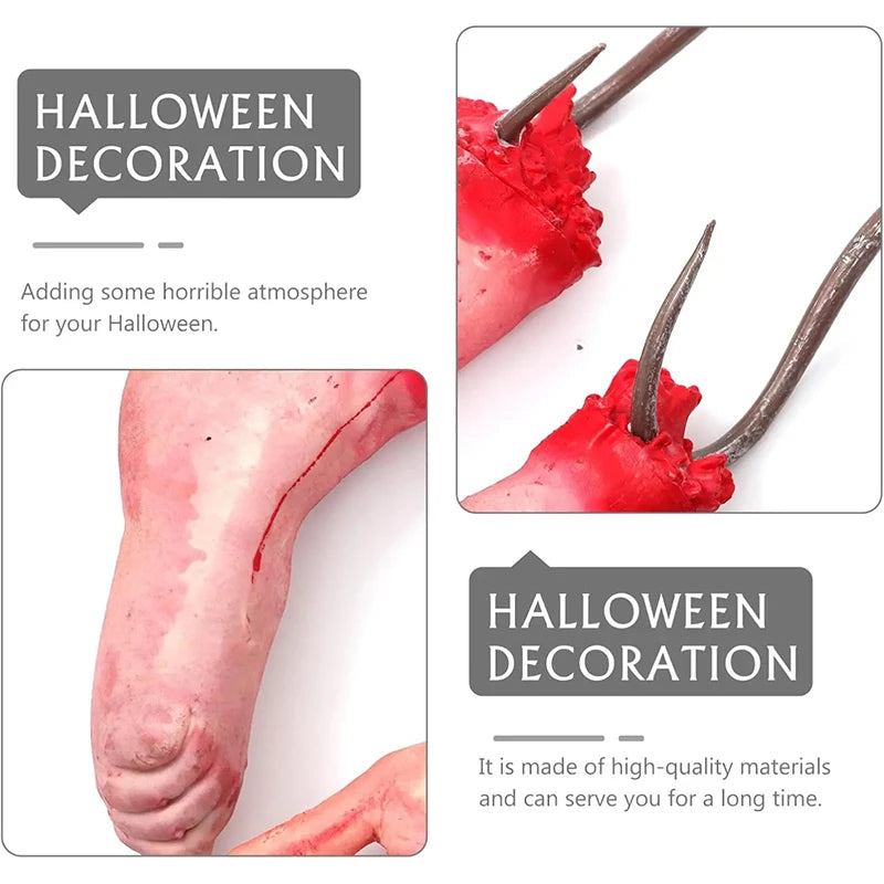 Guirlande Horreur d'Halloween Mains et Pieds Coupés
